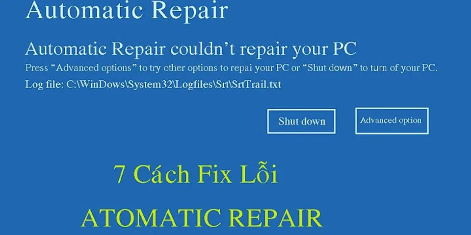 How do I get into BIOS automatic repair?