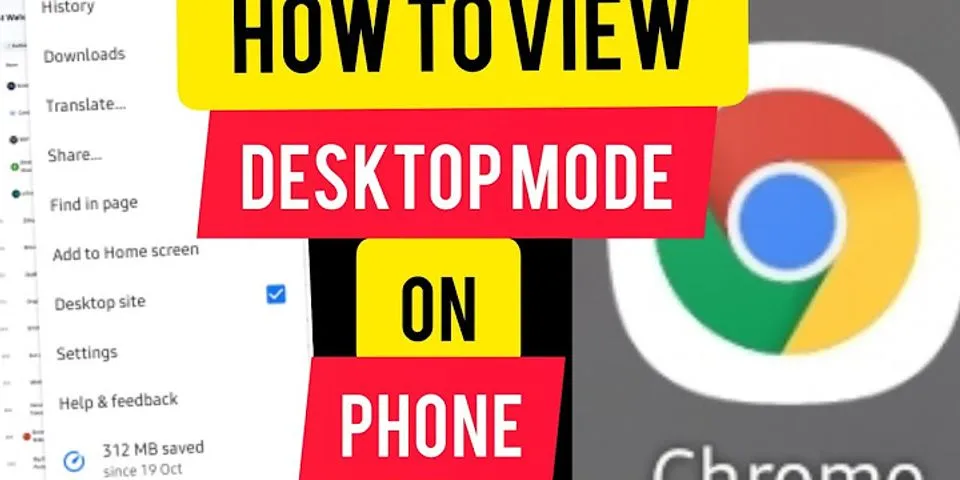 How do I view desktop site on Android?