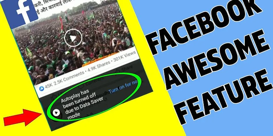 How to stop videos from automatically playing on Facebook Android 2020