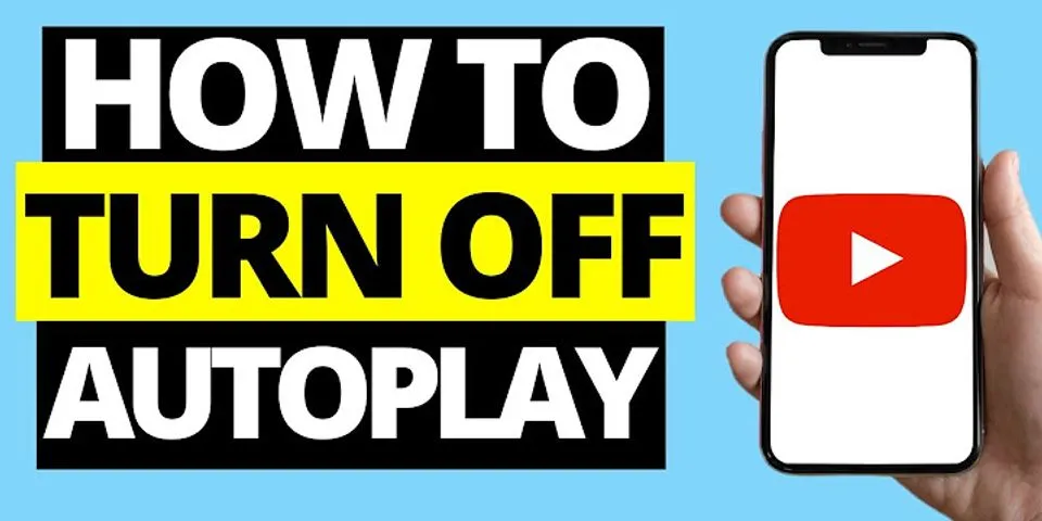 How to turn on Autoplay on YouTube iphone