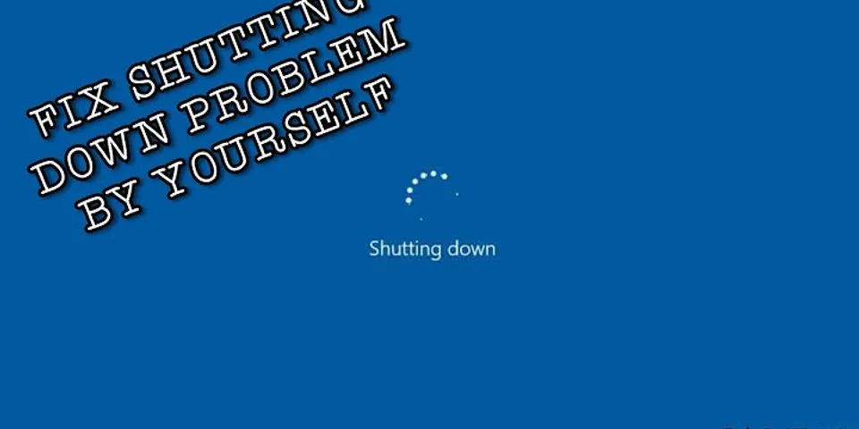 HP laptop stuck on shutting down screen
