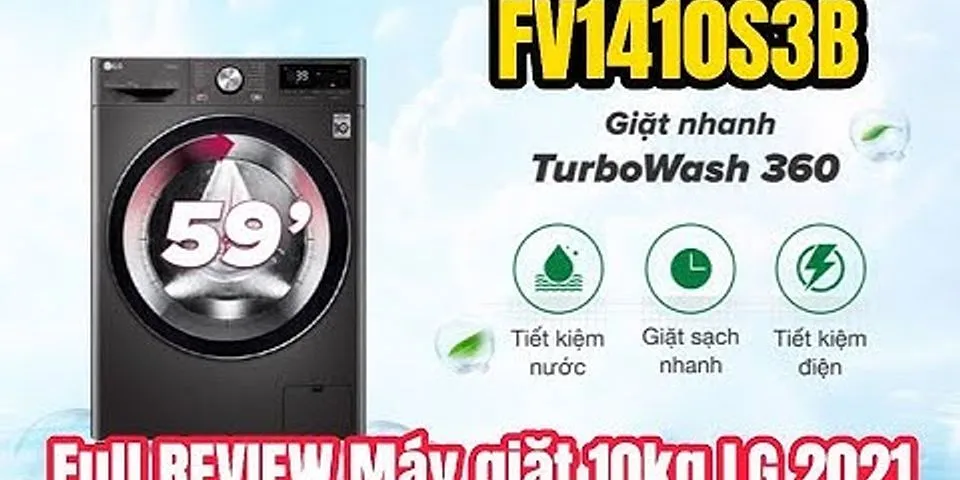 Hướng dẫn sử dụng máy giặt LG FV1450S3V