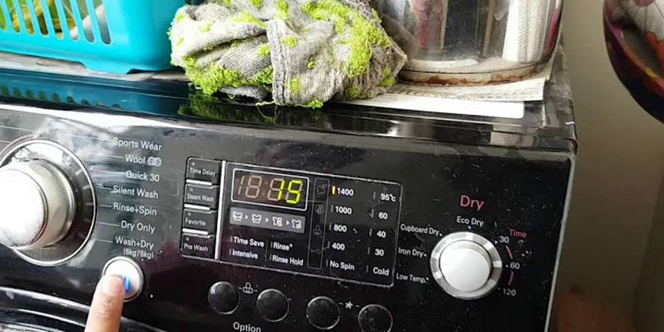 Hướng dẫn sử dụng máy giặt LG WD-20600