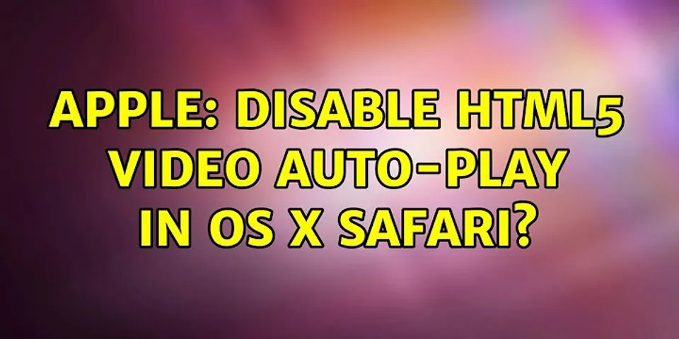 IOS Safari disable autoplay video