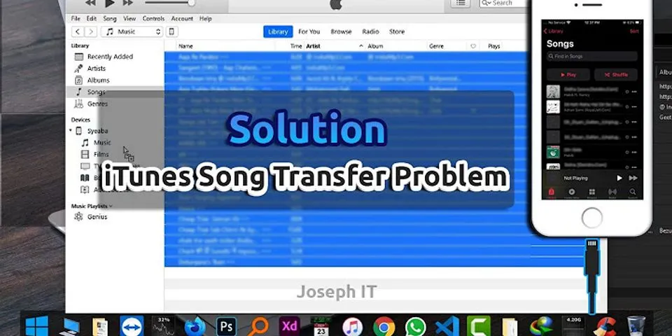iTunes not syncing all songs in playlist to iPhone