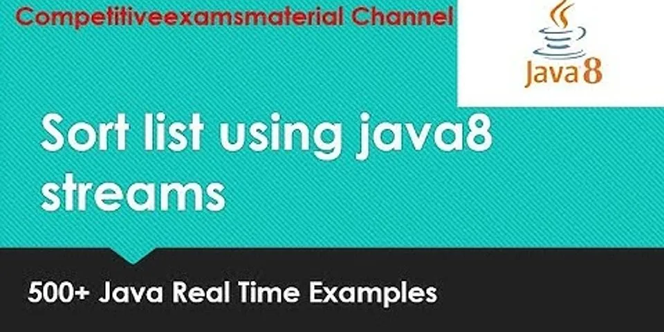 java-sort-list-of-objects-by-field