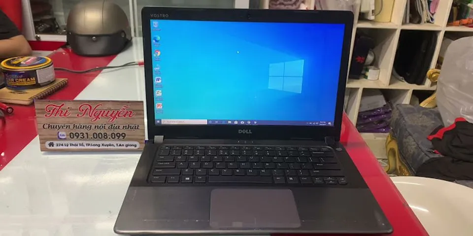 Laptop Dell vỏ nhôm cũ