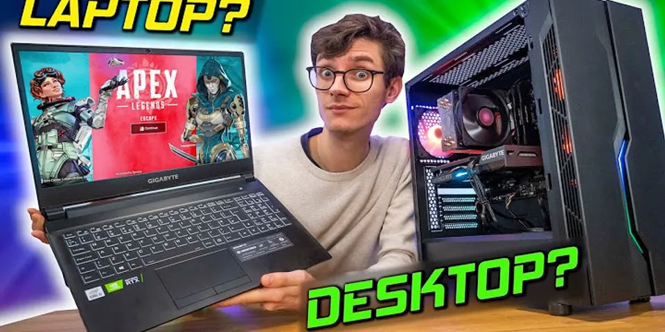 Laptop gaming vs desktop