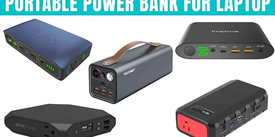 Laptop portable charger