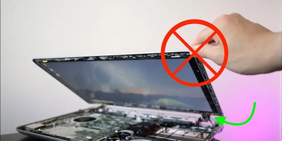 Laptop screen bending