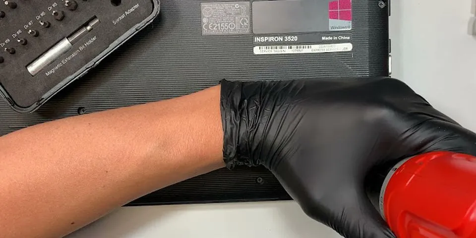 Laptop screw glue