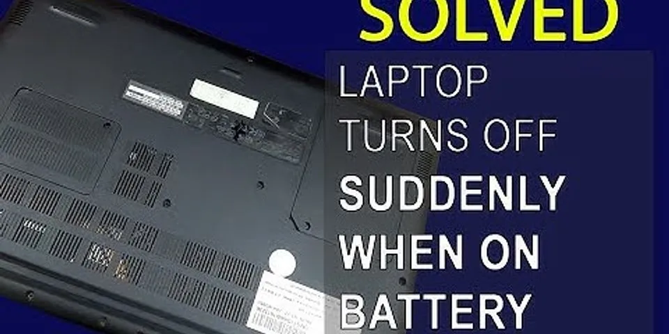Laptop takes multiple attempts to turn on