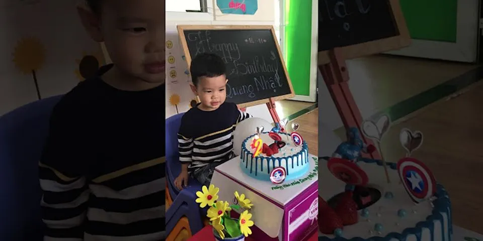 Lời chúc mừng sinh nhật be trai 2 tuổi