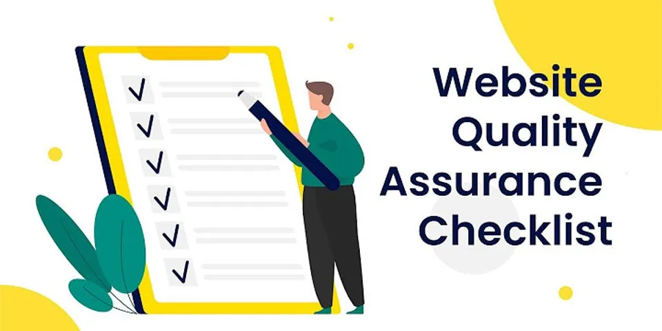 Quality assurance audit checklist Template