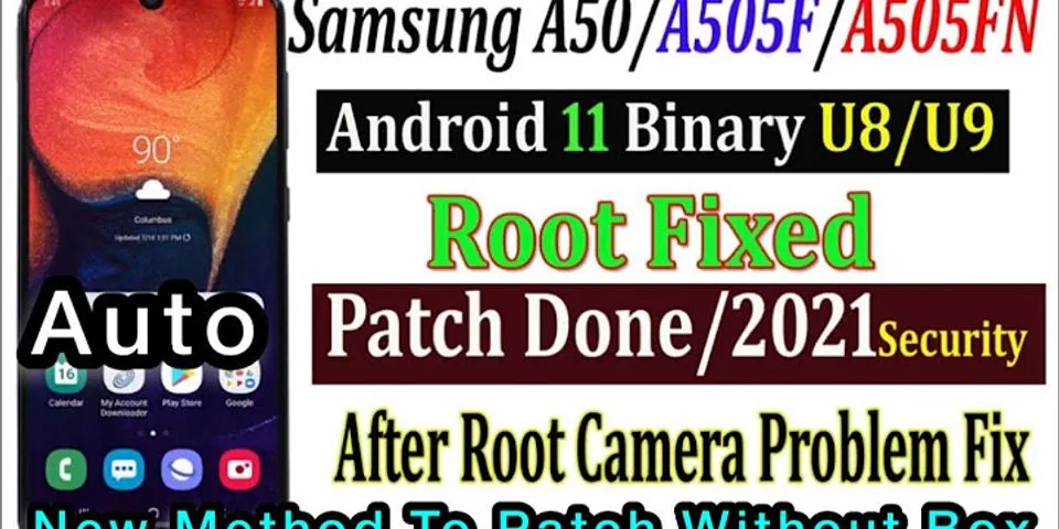 Root Samsung A50s Android 11