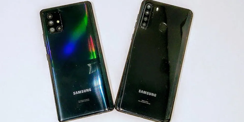 Samsung A71 5G vs A21