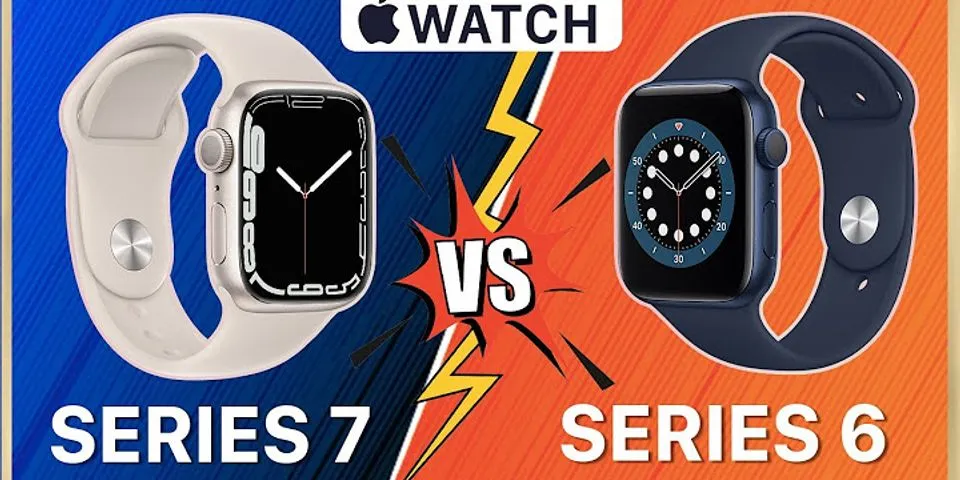So sánh Apple Watch SE và 7