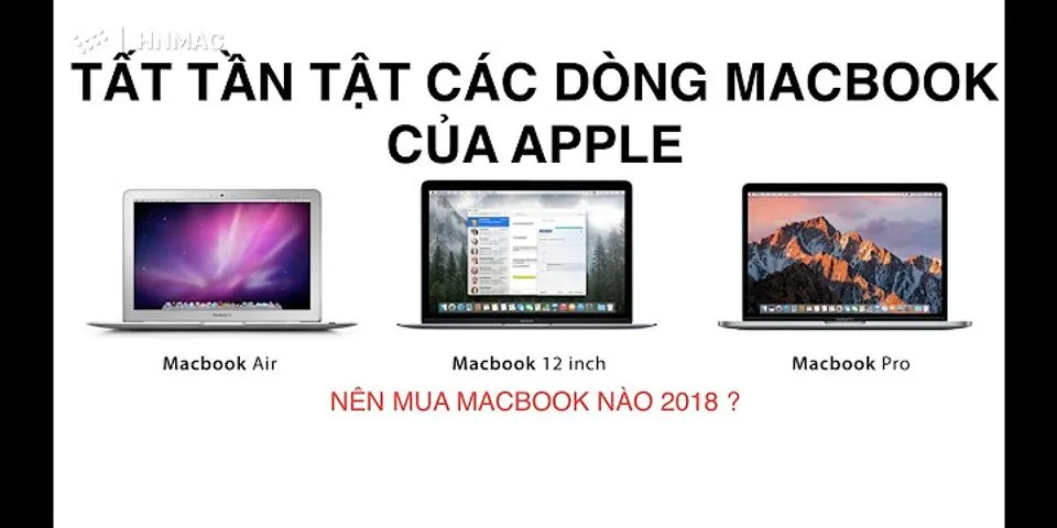 So sánh các đời MacBook Air