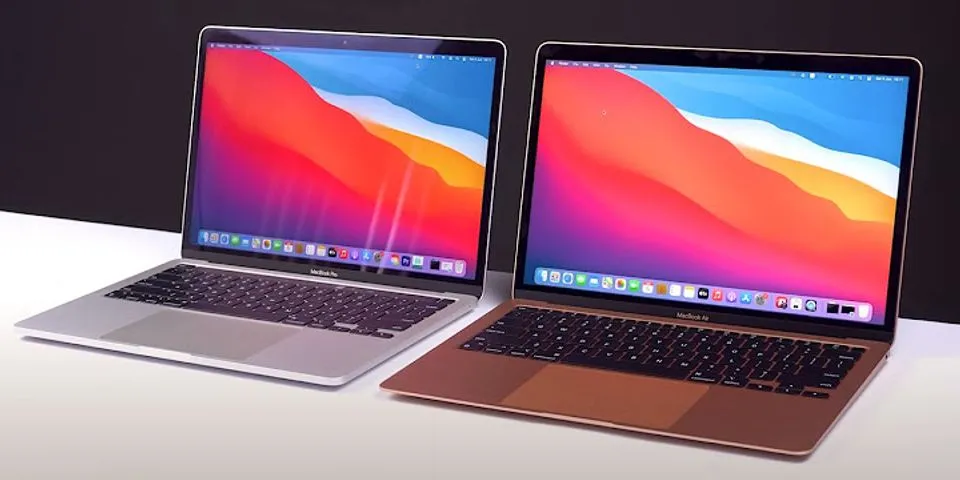 So sánh MacBook Pro 2022 và MacBook Pro M1