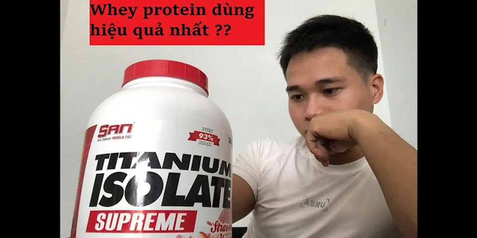 Tập gym có nên uống protein không
