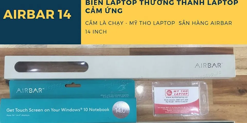 Thay màn hình cảm ứng cho laptop thường