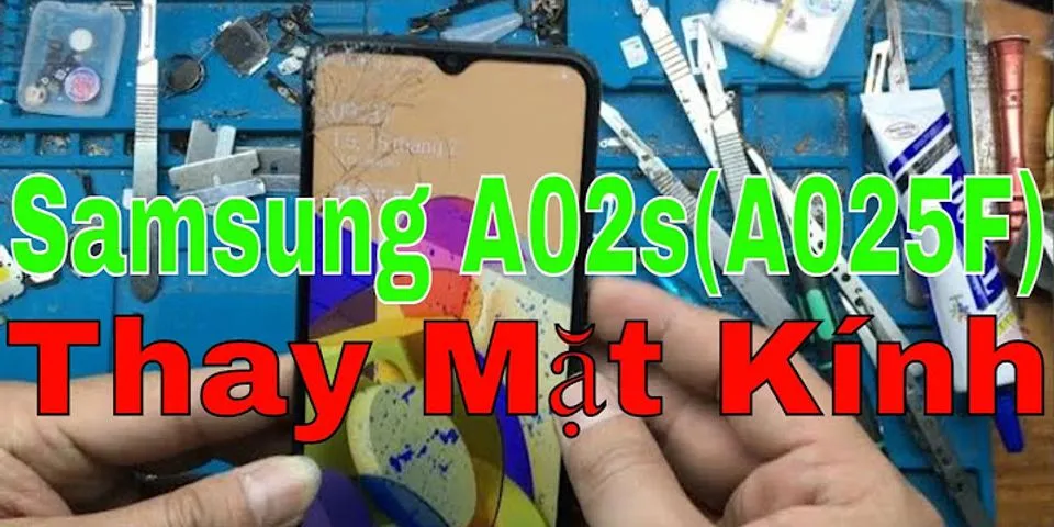 Thay mặt kính Samsung A20s giá bao nhiêu