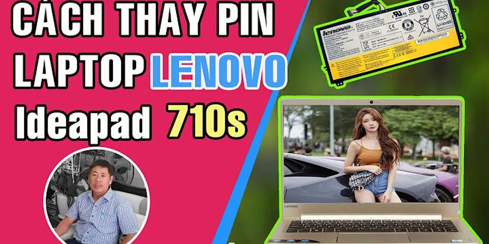 Thay pin laptop Lenovo Ideapad