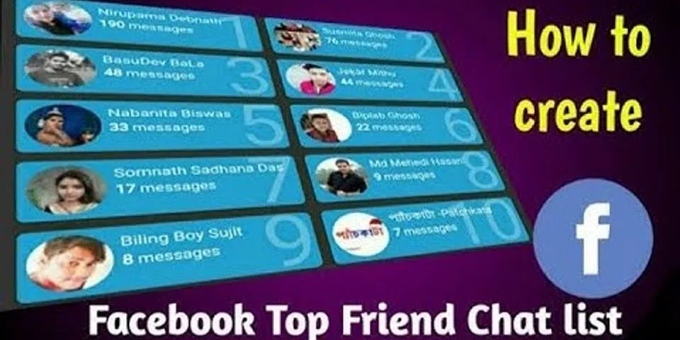 Top Friends Facebook iOS
