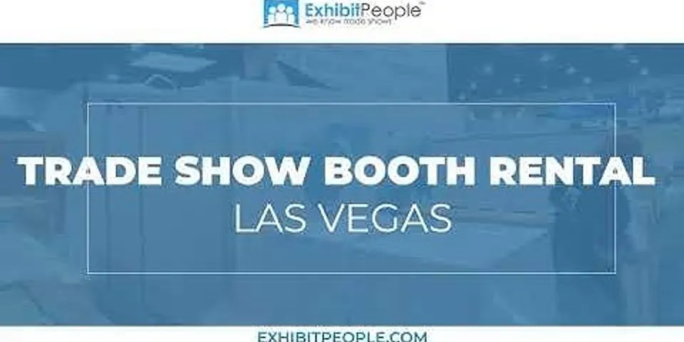 Trade show booth rental cost