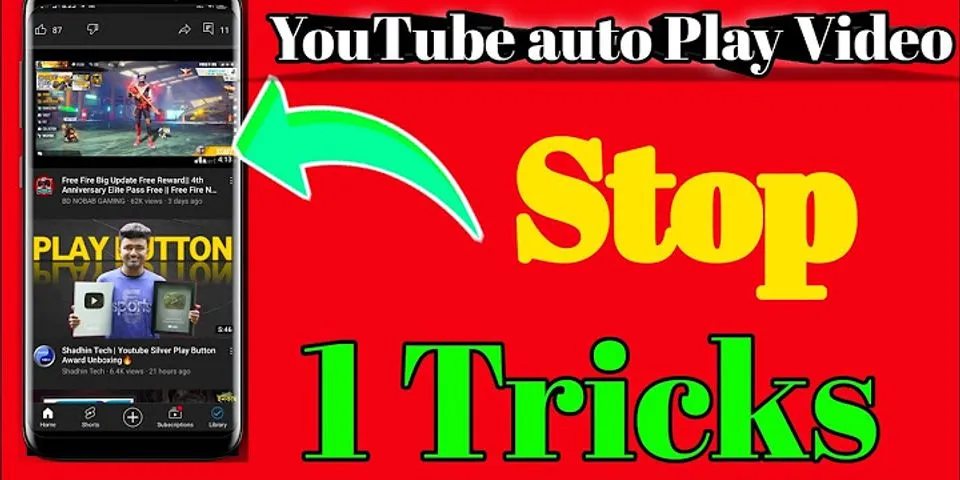 Turn off autoplay YouTube playlist Android