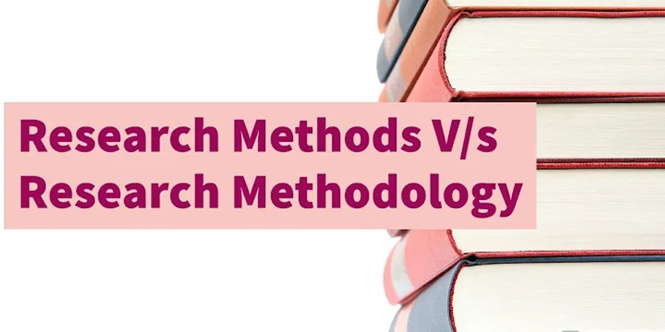 What are the 4 types of research methodology?