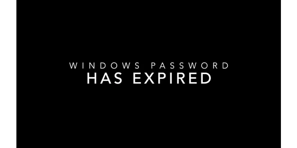 Remote desktop the user accounts password has expired
