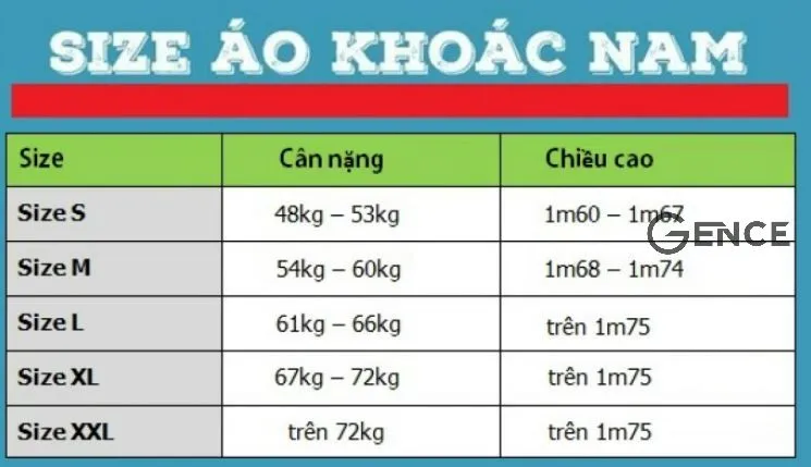 Chuẩn Size l là bao nhiêu kg nữ bao nhiêu kg nam