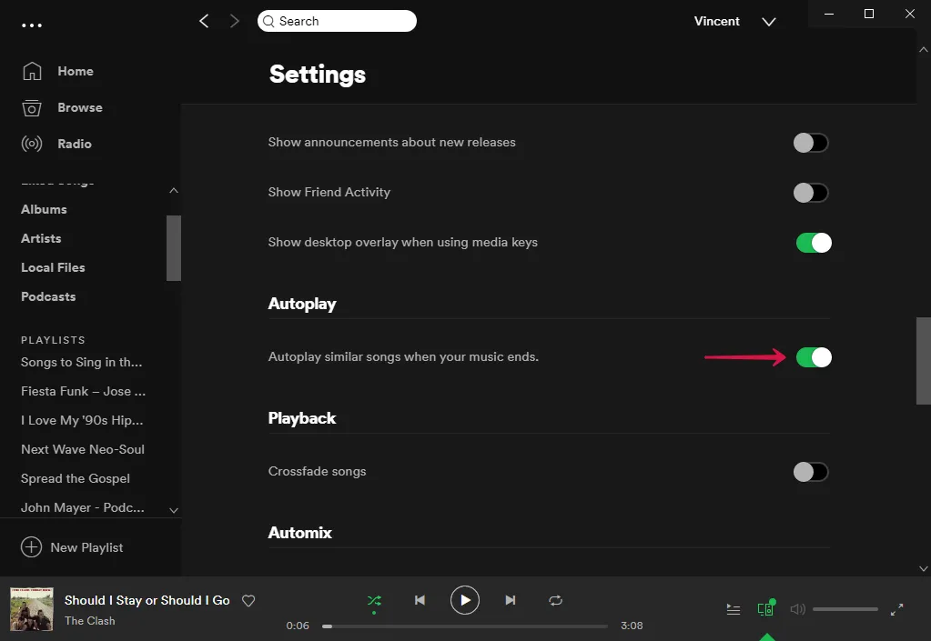 Spotify Autoplay not working desktop Ý Nghĩa Là Gì