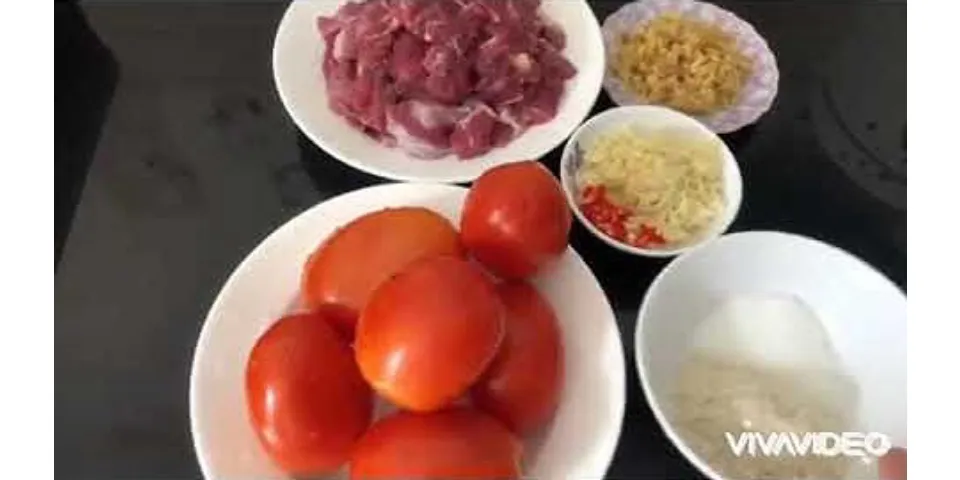 Thịt bò sốt cà chua đơn giản