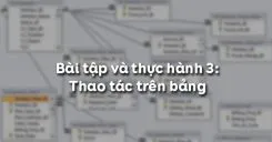 Bài tập và thực hành 3: Thao tác trên bảng