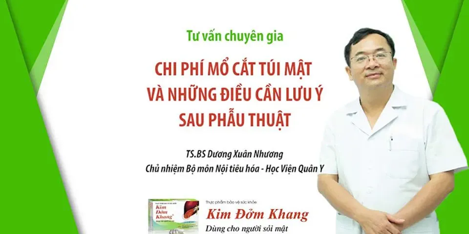 Mổ cắt túi mật bao lâu hồi phục