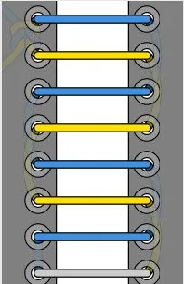 Cách xỏ dây giày dấu giây kiểu thắt dấu nút buộc