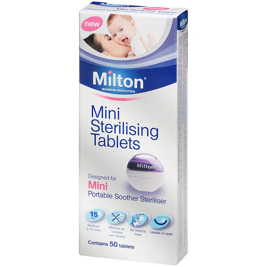 Viên tiệt trùng Milton dùng tiệt trùng cốc nguyệt san và đồ dùng trẻ em