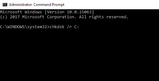 chkdsk cmd